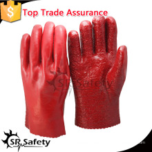 SRSAFETY химическая стойкость Рабочие перчатки, поддерживаемые ПВХ